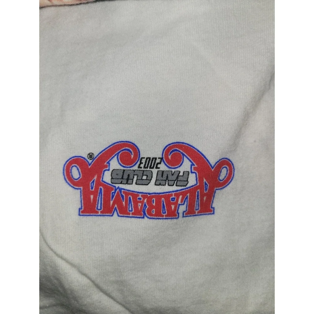 2 Alabama Fan Club Member 1999/2003 Country Music T-Shirts, Size X-Large/large